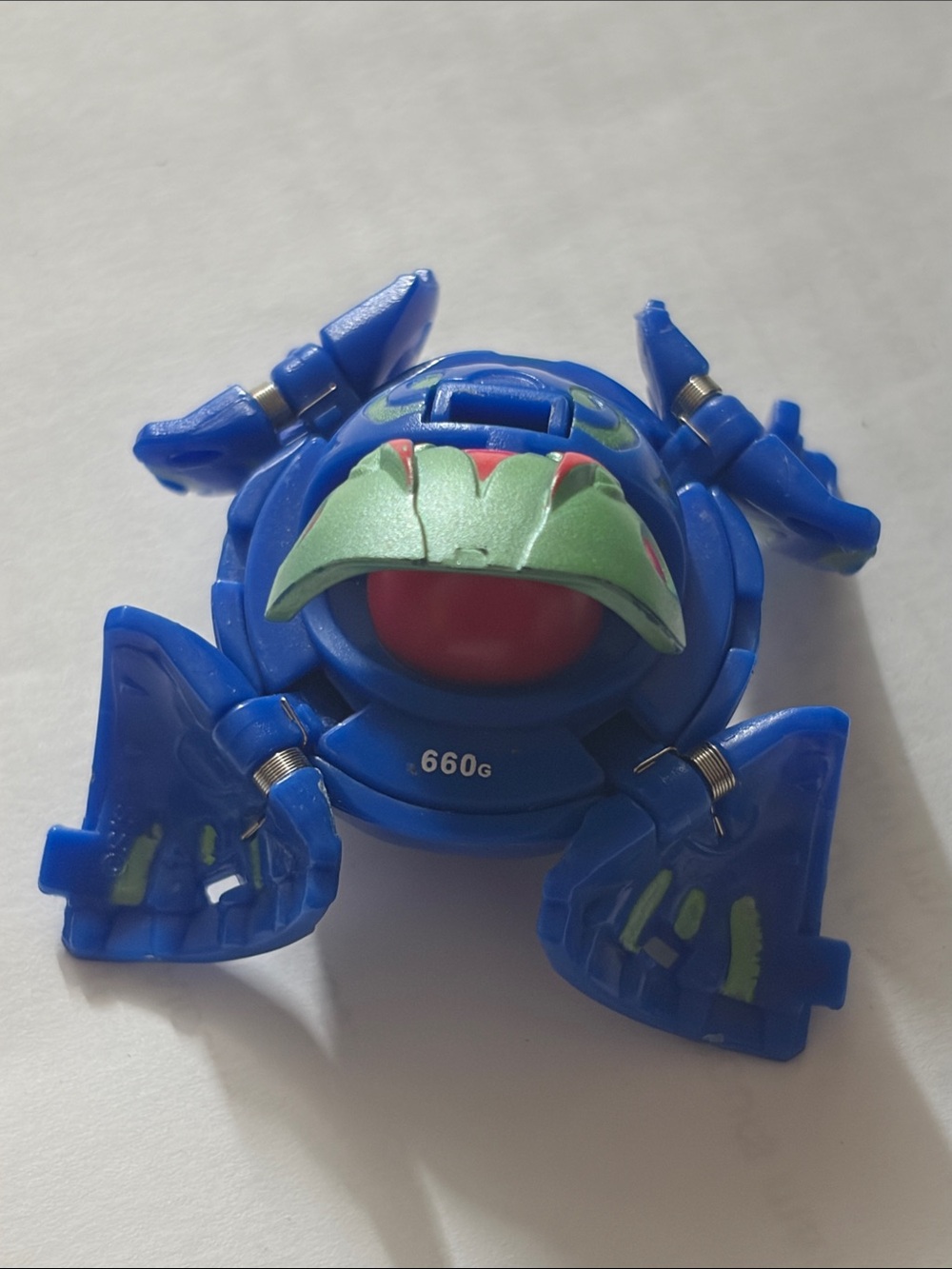 Aquos Frosch Bakugan from the original Bakugan Battle Brawlers series